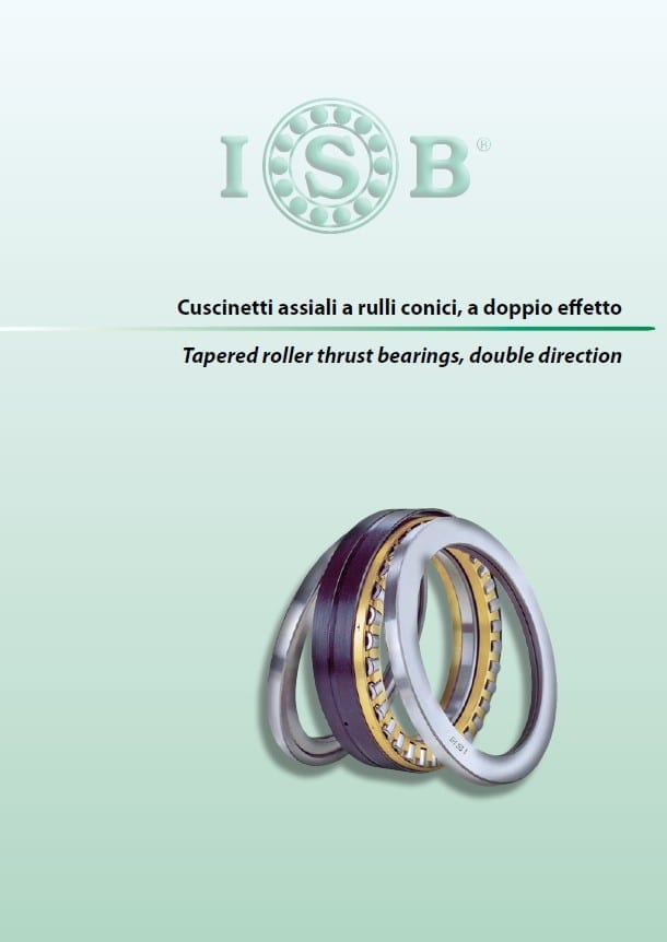 DOUBLE DIRECTION TAPERED ROLLER THRUST BEARINGS